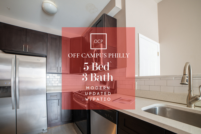 5 Bed 3 Bath - Off Campus Philly  - Spacious 5 Bed 3 Bath With Private Patio Apartments