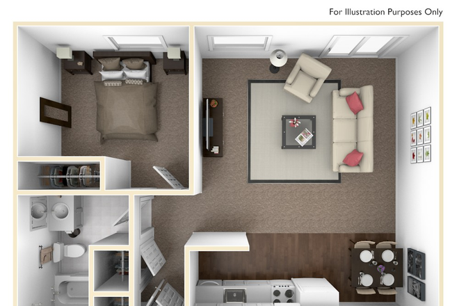 One Bedrooom - Lowebrook Apartments