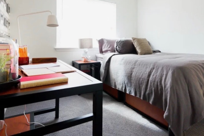 bedroom - The Harrison Apartments