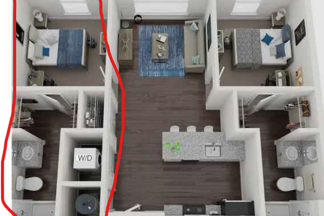 Renting room A - Park West Spring Sublease