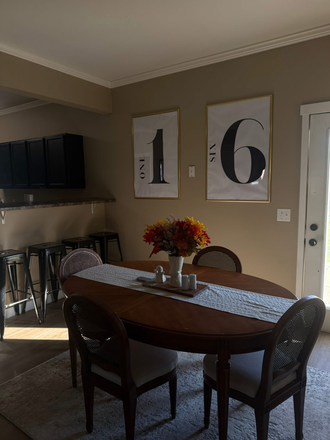 Dining room - College Town Apartments