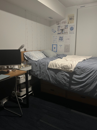 Bedroom - FEMALE ONLY | AVAILABLE MAY-AUGUST Campus One Bedroom in 3 Bedroom Suite + with Kitchen