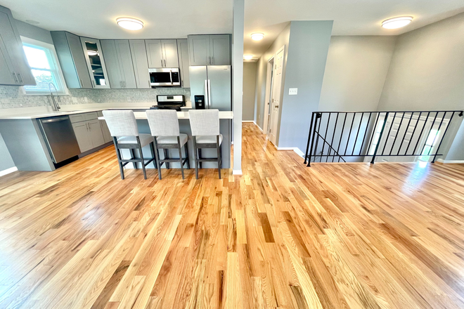 Incredible renovation! - 5 HUGE MASTER SUITES! STUNNING KITCHEN, BATHS, NEW HARDWOODS, FREE PARKING! AVAILABLE AUG 2025! House