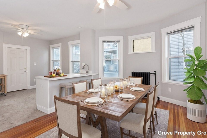 Common Area/Kitchen - $1250/month sublet, personal balcony, mission hill (short walk to Northeastern, green + orange line)