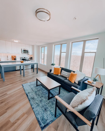 Kitchen and Living room - Tempo Apartments