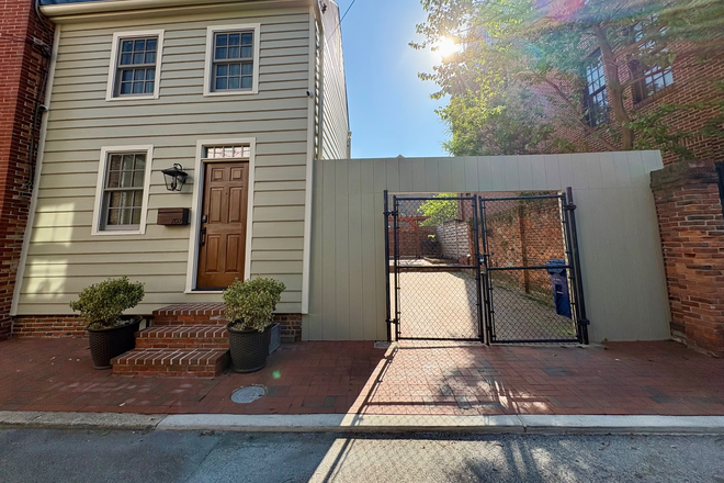 Street view - Charming Historic Row Home in the Heart of Fells Point *with parking pad*