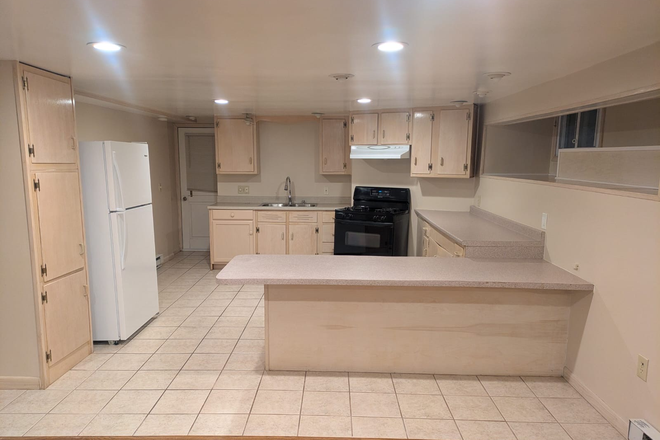 Kitchen area - Large Basement Apartment - everything included!
