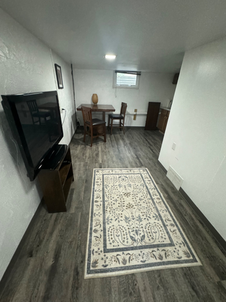 Living and Dining Area - Studio Near Campus – Fully Furnished, Kitchenette, Private Bath, All Utilities & Internet