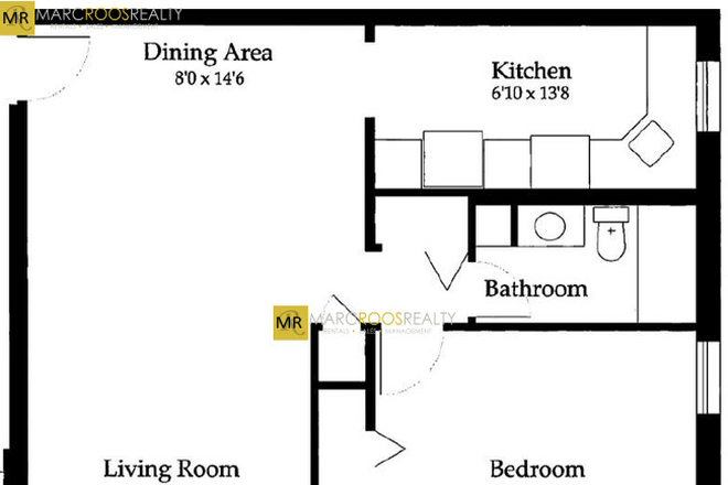 xx - Lexington St Newton 1 Bed