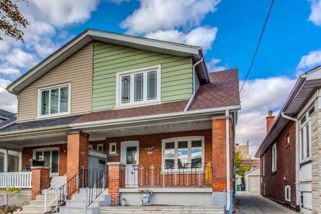 Outside street view - 1 Bedroom Newly renovated Basement Apartment in Danforth village