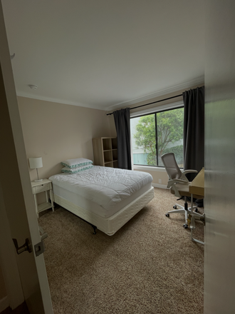 bedroom view 1 - furnished one bedroom/bathroom in condo for rent now