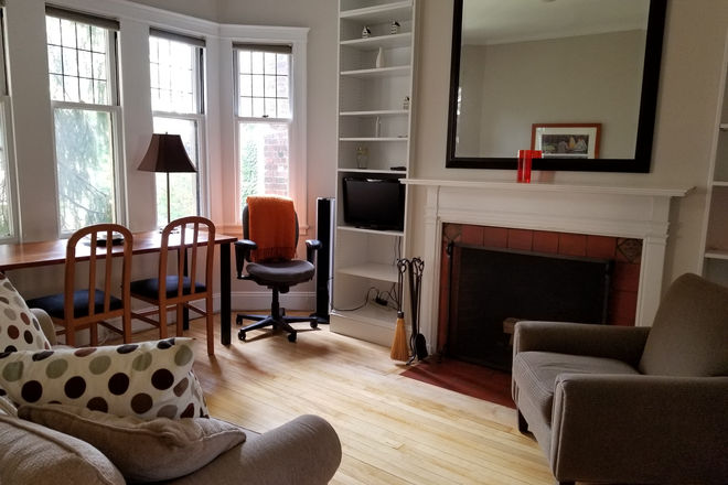 Living room - Fully furnished charming one bedroom condo