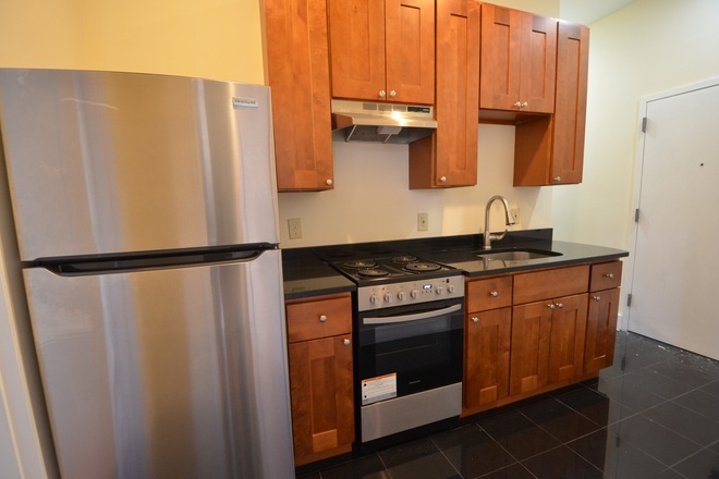 Kitchen - 3 bed 1 bath on Peterborough St - Modern Apartments Unit with Brick Walls!