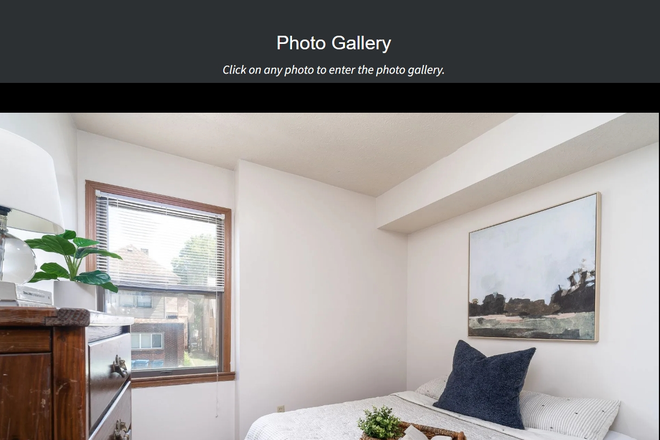 Leasing website photo of the bedroom for rent - The Hallie Apartments