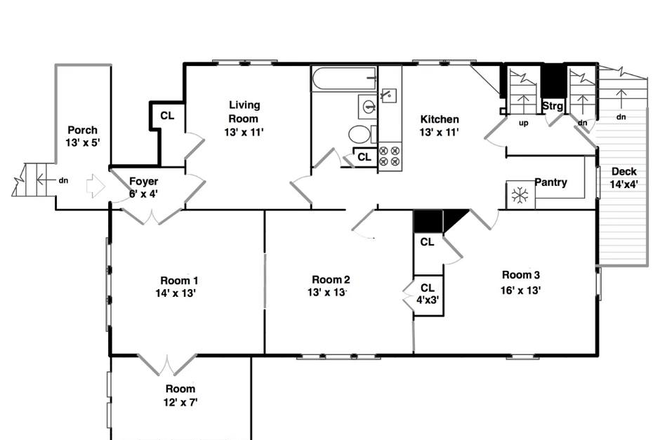 layout - Large & Sunny 3br Apartment next to HBS.