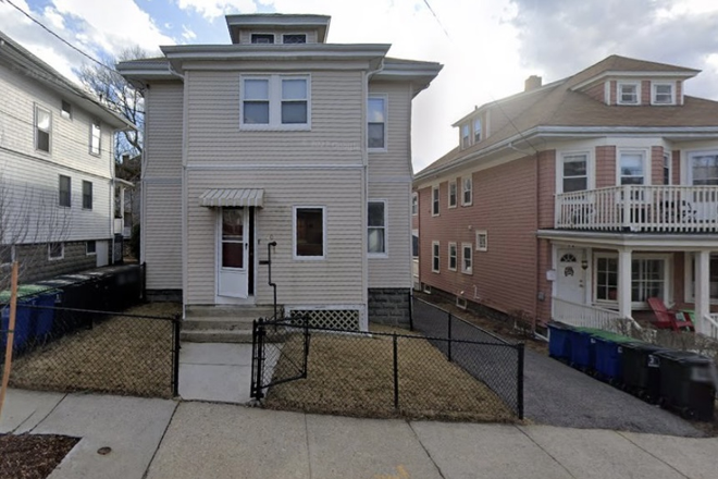 Front. Driveway parking on right. - 50 Curtis Ave, Somerville.  5 bed and 4 bed apartments