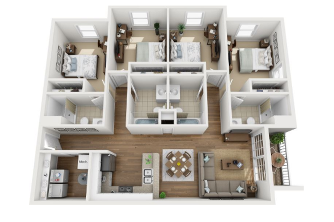 Floor plan - Sunchase Apartments