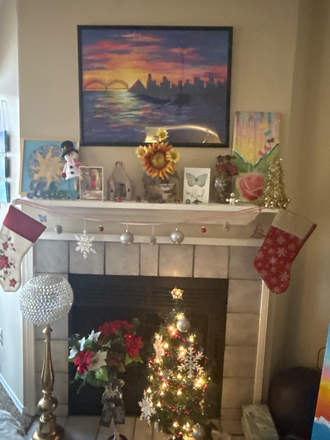 Fireplace - Room/bath available at Riverset Apartments