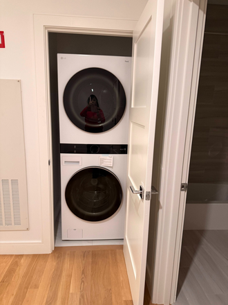 washer/dryer - Beautiful 2 bedroom 2 bath new semi-furnished apt on Sommerville/Cambridge border