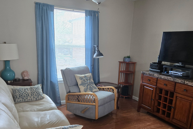 Living room - Garage apartment, 3 miles from Rice University