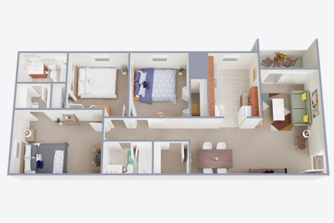 Layout - Foxridge and Hethwood Apartments