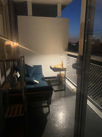 Balcony - Large faculty Housing apartment for FEB-MARCH 2025