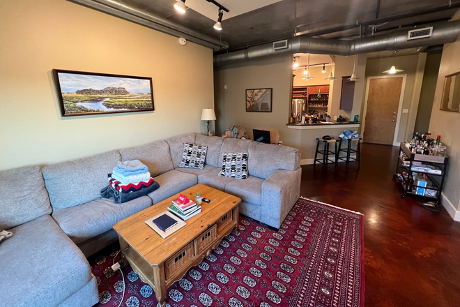 Living Room - Bee Street Lofts Apt 507, Walking Distance to Campus