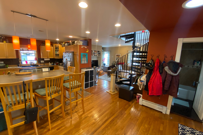 Dining room to living room - Union Square, 1Bd in a 3Bd/2Ba Sunny Apartment