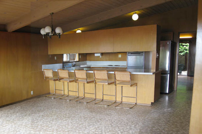 Kitchen, from the living room - 3br – Spacious main level of El Cerrito hills home with Bay & Mt. Tam views