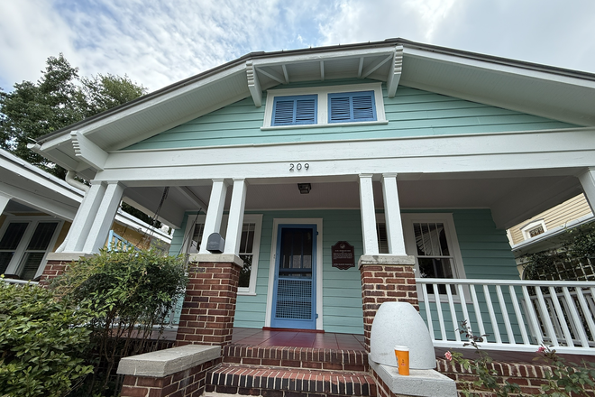 Exterior front of house - Historic District house for rent