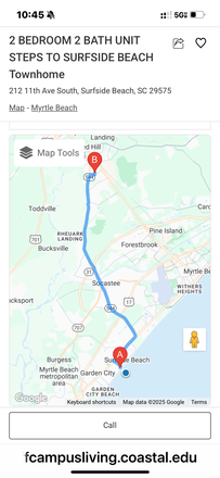 Safe and quiet community 25 minutes to CCU - 2 BEDROOM 2 BATH UNIT STEPS TO SURFSIDE BEACH