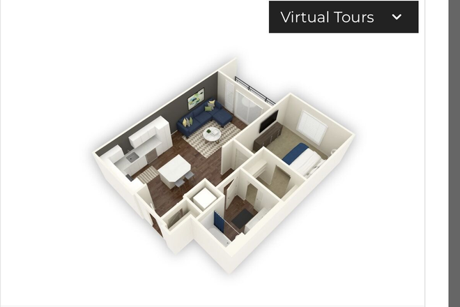 3D floorplan - Block 44 Apartments