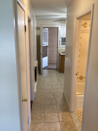 From living room to kitchen - 77 Hope St. Prov., RI  Heat/Hot water/ Parking/Storage/Snow & Garbage Removal Included in the RENT Condo