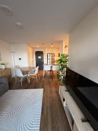 Living/Dining Room - Fully furnished 1 bedroom apt at HBS campus (SFP)