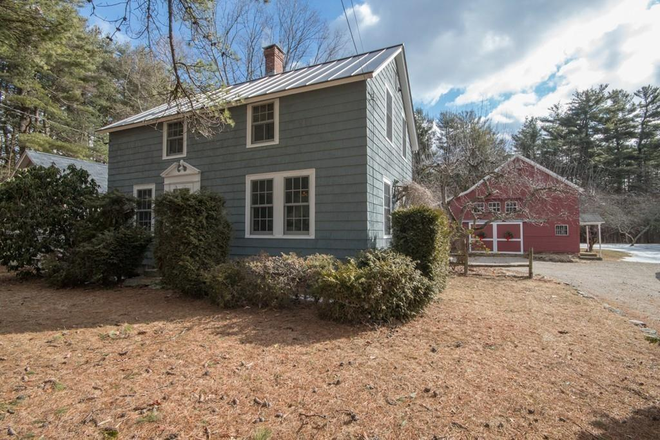 Front of house from Road - Lovely home in a lovely rural setting - 15 minutes from Amherst