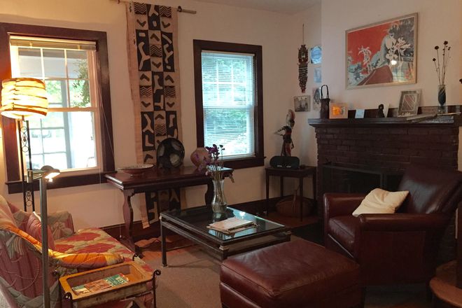 Living room - Winter:Furnished 2BR home-Jefferson Rd-Princeton