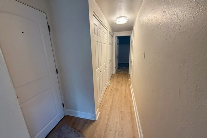 Entry with hall to bedroom- tons of storage - University of Denver rental Condo