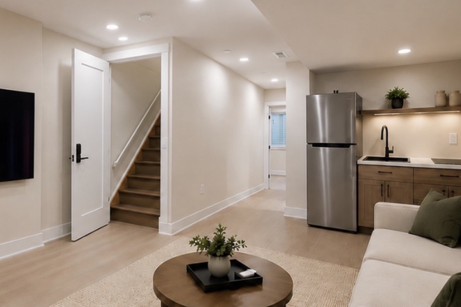 Private Apartment Living Room - The Shed Res | tbksolutionsllc website