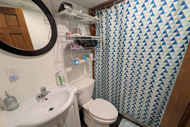 Bathroom - 2 Bedroom Basement with Laundry in Annex Apartments