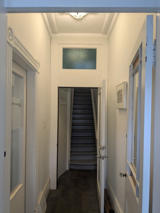 Entrance to apartment through front vestibule on ground floor - STEPS TO TRINITY BELLWOODS, OSSINGTON & WORLD CUP VENUE