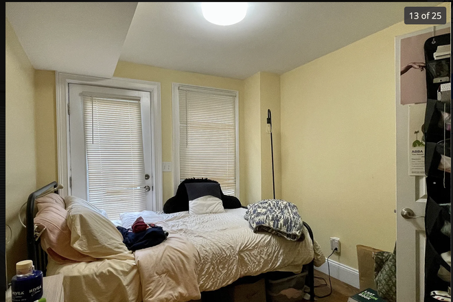 Bedroom - Mission Hill Apartment 2 minutes from green line