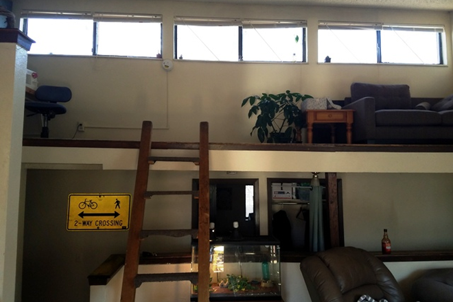 715 Marine Street #7 - living room loft - Large 3BR on The Hill Apartments