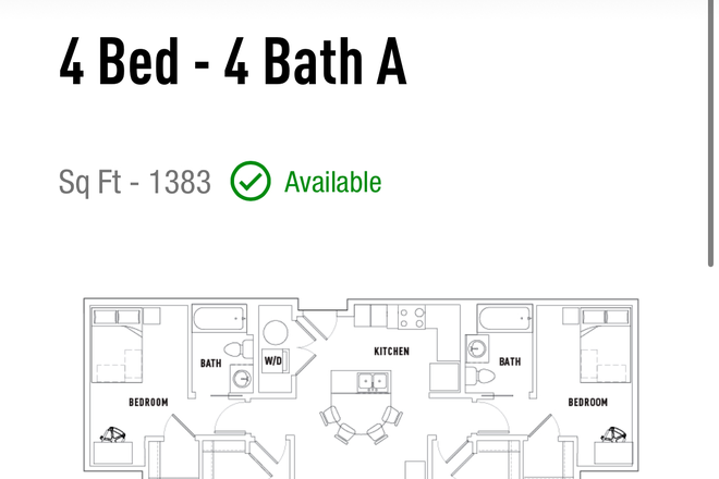Floor plan - Plaza on University