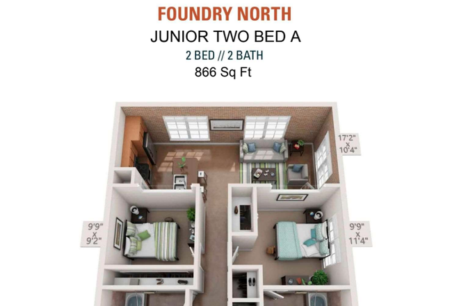 Floorplan - The Foundry Lofts & Apartments on Eddy St