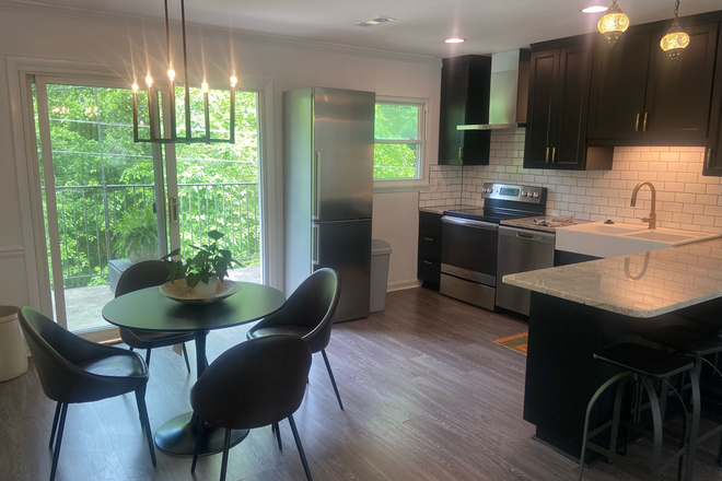 Open Concept Living -feels like you're nestled within the trees (2nd/top floor) - Furnished Newly Renovated Condo (walk to Emory or Decatur Square)