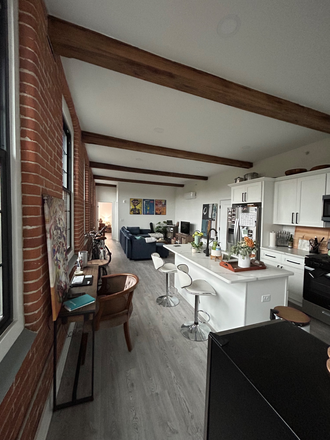 View from hallway - Top Floor Penthouse Condo, 2 bed 2 bath- new! Available Now!