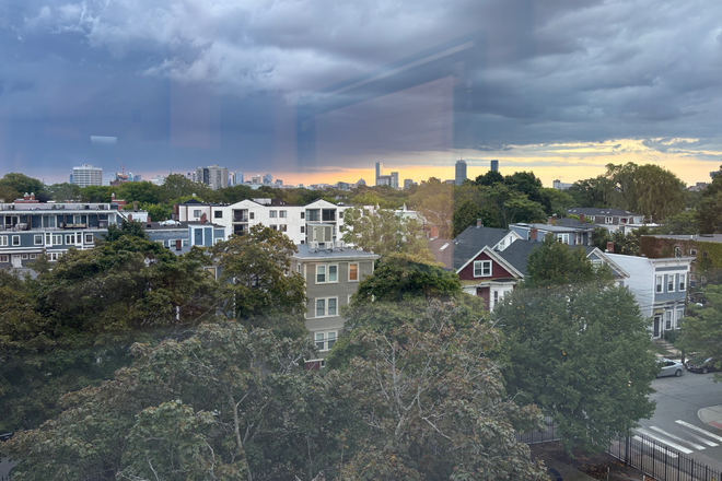 Bedroom outside view - Peabody Terrace With a Great View - Fully Furnished One Bedroom in 2B1B