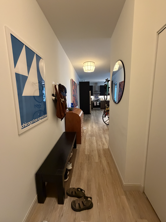 Entryway from the front door - Tastefully Furnished, Spacious 2bd/2ba in Luxury Managed Building