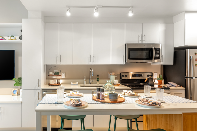 Kitchen - Luxury living near the University of Arizona! Rent a private room at OLIV Tucson with top amenities! Apartments