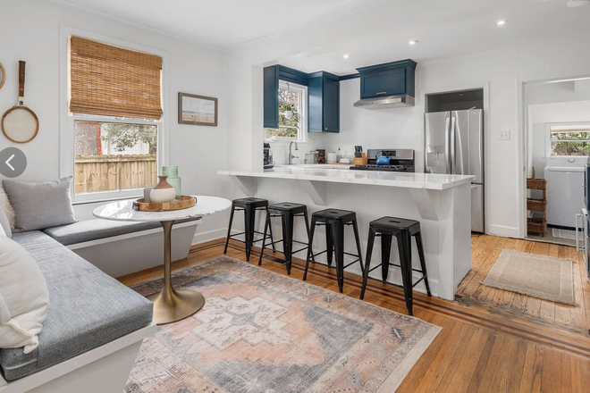 New appliances in the kitchen! Large fridge! Fun window plant! - Avondale 3 Bedroom House